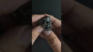 Vintage Gothic Skull Stainless Steel Ring for Men