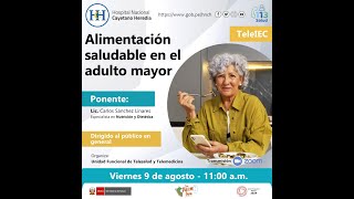 Alimentación saludable en el adulto mayor