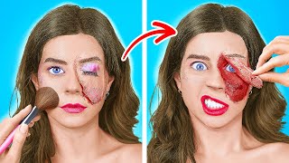 SPOOKY HALLOWEEN INSPIRATION || Last Minute Halloween Costumes And Make-up by 123 GO!
