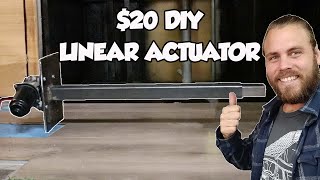 I built a Structural Linear Actuator for $20 using a Wiper Motor | Solar Electric Campervan Build