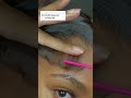 Fluffy edges (Baby hair) tutorial  #fluffybabyhair #babyhairtutorial #edgestutorial #softbabyhair