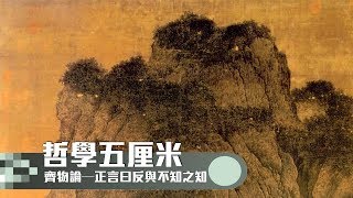 （中字）286齊物論—正言曰反與不知之知〈哲學五厘米〉2020-04-13