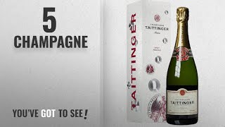 Top 10 Champagne [2018]: Taittinger Brut Reserve Non Vintage Champagne with Gift Box, 75 cl