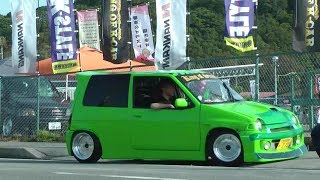 搬入動画1　KING OF K-CAR \u0026 K-STYLE meeting 　　軽カー,極低,鬼キャン