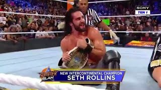 Seth Rollins and Dolph Ziggler get Summerslam started with an incredible title
