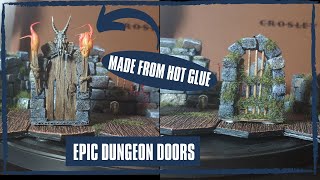 Craft Tutorial - How to Build Dungeon doors For D\u0026D and Gloomhaven (Tabletop Terrain)