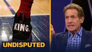 Skip and Shannon react to LeBron wearing ‘I’m King’ shoes in win against the NY Knicks | UNDISPUTED