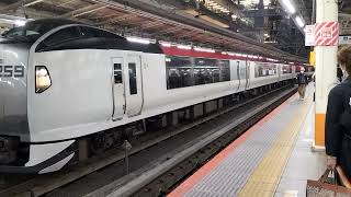 E259系クラNe019編成新塗装横浜駅発車