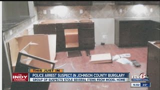 Police arrest suspect in Johnson County model home burglary