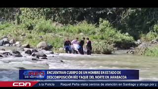 Encuentran cuerpo de un hombre en estado de descomposición en el río Yaque del Norte