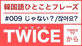 【韓国語ひとことフレーズ#009】TWICE TV2 EP5より。サナが必死に説明したときのフレーズとは？