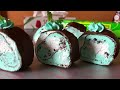 チョコミント・ミルクレープロールケーキの作り方 chocolate mint mille crepe roll cakes