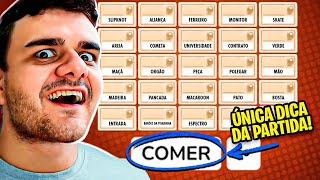 CODENAMES mas SÓ PODE DAR UMA DICA NA PARTIDA INTEIRA!!