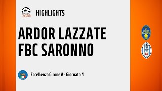 [HIGHLIGHTS] Eccellenza Girone A 24/25 - Day 4 - Ardor Lazzate - FBC Saronno