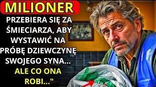 MILIONER PRZEBIERA SIĘ ZA ŚMIECIARZA, ABY SPRAWDZIĆ DZIEWCZYNĘ SWOJEGO SYNA...