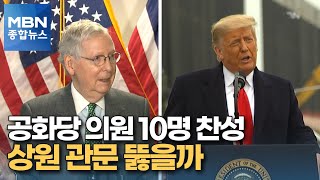 공화당 의원 10명도 찬성표…'철벽' 상원 관문 뚫을까 [MBN 종합뉴스]