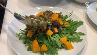 Vitality HealthyFood Studio – Butternut and lentil salad. #VitalityAtHome