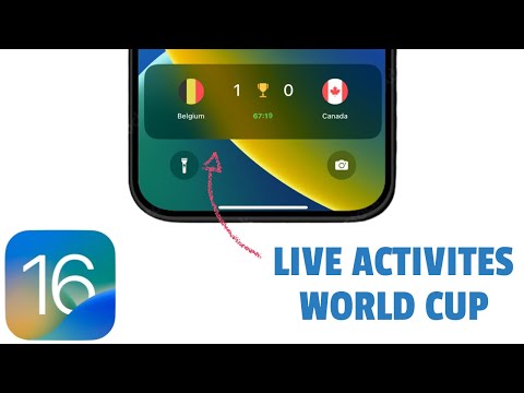 Amazing World Cup app for iPhone! Live Activities – iOS 16.1