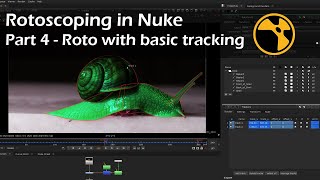 Rotoscoping in Nuke - Part 4 - Roto with basic tracking | Nuke Tutorial