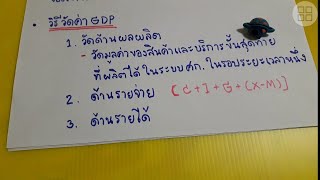 GDP คืออะไร...วัดค่าได้ยังไง...มาหาคำตอบกัน