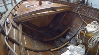 Shetland Skiff - watertight bulkheads - laminated frames