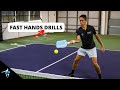 Fast Hands Drills For Bettering Your Non-Volley Zone Game | Zane Navratil Pickleball