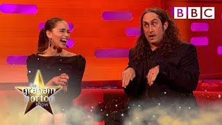 Emilia Clarke can’t stop laughing at Ross Noble’s Christmas prank… | The Graham Norton Show - BBC