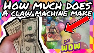 CLAW MACHINE MAKES MONEY for my Vending machine business