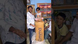 ఇంత పెద్ద పరుపు రేట్ ఇంత తక్కువా😀| Unboxing Emma mattress |Small Gift to Dad YouTube Income #shorts