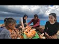 confronted by crocodiles and hit by storms during an adventure with family