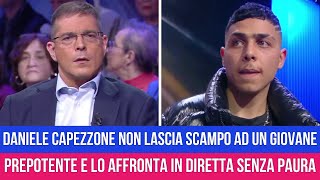 DANIELE CAPEZZONE METTE KO UN GIOVANE PREPOTENTE E LO UMILIA IN DIRETTA SENZA PAURA