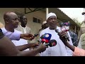 president barrow inaugurates the newly refurbished central veterinary laboratory in abuko