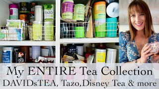 My ENTIRE Tea Collection | DAVIDsTEA, Disney Wonderland Tea, Tazo, Paragon Tea, Small Business \u0026More