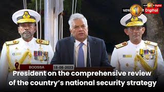 President on the comprehensive review of the country’s national security strategy