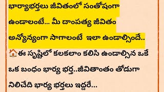 భార్యాభర్తలు జీవితంలో సంతోషంగా ఉండాలంటే… మీ దాంపత్య జీవితం అన్యోన్యంగా సాగాలంటే  ఇలా ఉండాల్సిందే..