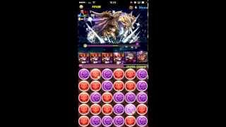 パズドラ　伝説の丘陵　沖天の星龍　究極赤ソニアPT　チャレンジモード