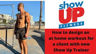 At home program for an intermediate client with limited equipment | Show Up Fitness Ben NASM CPT