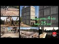 Proses pembangunan gedung 4 lantai ! TIMELAPSE