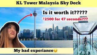 Kl tower malaysia skydeck review | Menara kuala lumpur tower skybox observation deck experience