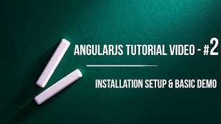 How to get started with AngularJS | Angularjs setup in visual studio code