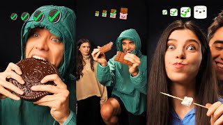 Small, Big, Giant Chocolate Challenge ASMR Mukbang Eating Compilation