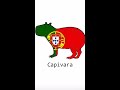 capybara in different languages😂