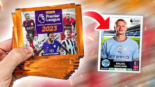 Hunting for ERLING HAALAND!! | Panini Premier League 2023 STICKER COLLECTION (25 packs!!)