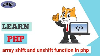 array shift and unshift function in php #php38