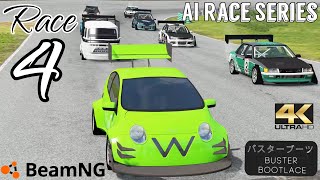 BeamNG AI Race Series - Race 4 "Hillclimb" The Race Heats 1 - 7