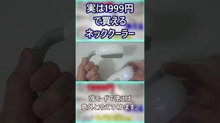 【速報】ネッククーラー、1999円で買えてしまう… #ガジェット #暑さ対策