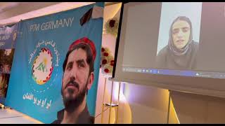 Mahrang Baloch /Pashtun National jirga, Germany