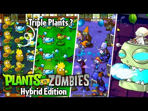 PvZ "Hybrid v2.3": Nueva aventura y todos los minijuegos (MODO DIFÍCIL)