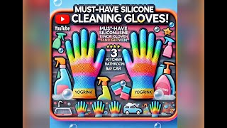 YOGRINK Silicone Cleaning Gloves – Your Multicolor All-in-One Cleaning Solution! 🧽✨