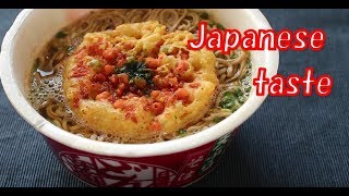 EASY LUNCH, Japanese food “NISSIN Donbei tempura soba, 日清 どん兵衛 天ぷらそば\